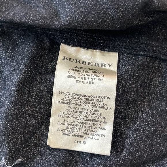 Burberry Brit Sleeveless Black Trench Belted Dress US Sz 2 - Picture 10 of 10